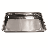 Dissecting Tray, 41 Length x 28 Width x 6 Depth (cm), Stainless Steel, Each Each