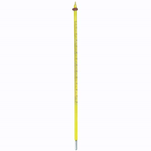 Livingstone Laboratory Thermometer Mercury Yellow, Minus 10 to 110 Degrees Celsius, 1.0 Degree Divisions, 297mm Length, Each Each