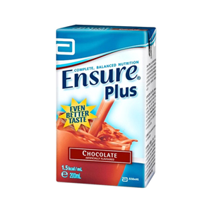 Out of Date, Abbott Nutrition Ensure Plus, Chocolate, 200ml Tetrapak, 27/Carton, Price Discounted, While Stocks last Carton