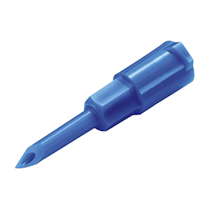 B. Braun Micro Pin Assembly, MP1000, Non-Vented, Single Use, Blue, 100 Pieces/Box Box