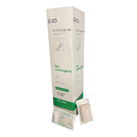 BD E-Z Scrub, Dry Preoperative Surgical Scrub Brush, with Nail Cleaner, No Detergent, Sterile, 30/Box Box