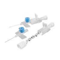 BD Venflon Pro Safety Needle Protected Intravenous (IV) Cannula, 22G x 25mm, Sterile, Blue, 50 Pieces/Box