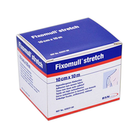 Fixomull Stretch Fixation Dressings, 10cm x 10 Metres, White, Each Roll