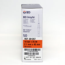Becton Dickinson Insyte IV Cannula with BD Vialon Biomaterial