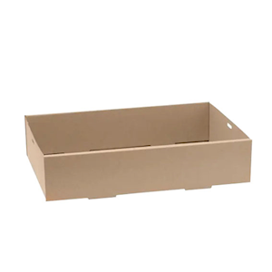 Biopak, Bioboard Catering Tray Base, Medium, 35.9 x 25.2 x 8.0 cm. 100 Pieces/Carton Carton