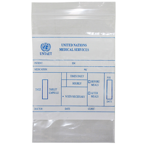 Livingstone Resealable Zip Lock Bag UN Logo