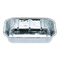 Confoil Foil Tray, 190 x 127 x 38mm, 570ml, Medium, Oblong, Silver, 600 Pieces/Carton Pack