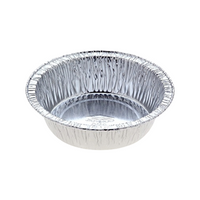 Confoil Single Serve Pie, 73(B) x 26(H) mm, 145mL, Silver, 1,000 Pieces/Carton Carton