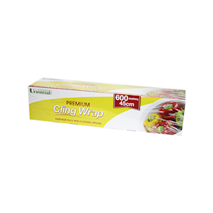 Universal Recyclable Plastic Cling Wrap In Dispenser Pack