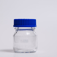 Bottle 50ml, Narrow Mouth, with Cap And Ring, European Glass, Each Each