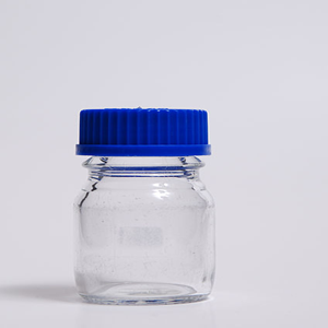 Bottle 50ml, Narrow Mouth, with Cap And Ring, European Glass, Each Each