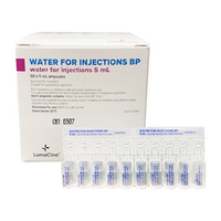 Lumacina Water for Injection BP, 5mL, 50 Steriluer Ampoules/Box