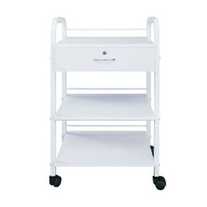 Elasta Gaby, 3 Tier Trolley, 56.5 (Width) x 42.5 (Depth) x 92 (Height) cm, Laminated Each