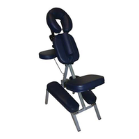 Firm N Fold Elite Massage Chair, with Carry Bag, 159kg Capacity, Navy Colour, Each Each
