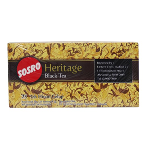 Sosro Heritage Black Tea Bags 25bags Pack