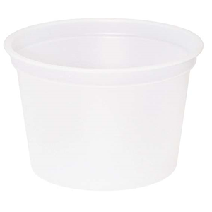 Clear Recyclable Polypropylene Round Sauce/Jelly Cup, 4 ounce, Each Each