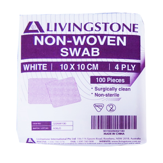 Livingstone Gauze Swabs Non-Sterile