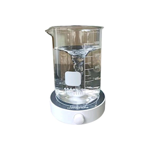 Livingstone Compact Magnetic Stirrer, Single Knob, 1L Max stirred volume, 0-1500 Speed/RPM, 5 Percent Speed Accuracy, 135mm Plate, Each Each