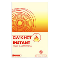 Out of Date Qwik-Hot Instant Hot Pack, 22 x 14cm, 10/Box, 40/Carton, Original Unopened , Price Discounted, Limited Stock Carton