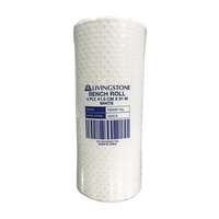 Livingstone Bench Roll, 4-Ply, 41.5cm x 91m, with Recyclable Polyethylene Plastic Lining, White, 2 Rolls or 182 Metres/Carton Carton
