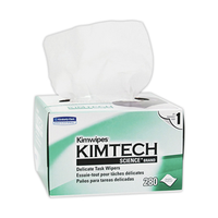 Kimtech Science Delicate Task Wipers, 21 x 11cm, White, 280 Wipers/Box, 30 Boxes/Carton
