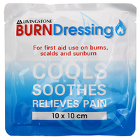 Livingstone Sterile Burn Dressing, 10 x 10 cm, Each Each