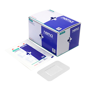 Out of Date, Transparent Island Film Dressing, w/ Non-Adherent Pad, 8.2 x 6cm, Waterproof, 50/BX, Price Discounted, While Stocks last Box