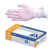 Out of DateBIG DISCOUNT Livingstone Vinyl Exam Gloves, Recycl, Low Powder 7.0g Xlarge, Clear 100/Box, As NEW Condition Whilst Stock Last Box