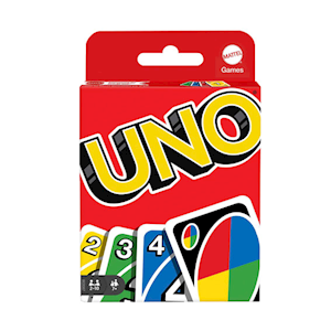 Mattel Uno Card Game, 14.6(H) x 9.3(W) x 2(D) cm, 112 Cards, Each Pack