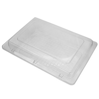 Packaging Needs Clam Shell Meal Container, 267(L) x 190(W) x 60(H) cm, Large, Clear, 250 Pieces/Carton Carton