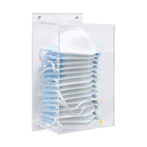 Display Shops Single Face Mask Dispenser, Wall Mounted, 300 x 160 x 150 mm Each
mm, Clear, Each Each