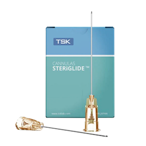TSK Steriglide Aesthetic Dermal Filler Cannula, 22G x 70mm, 20/Box Box