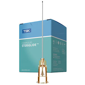 TSK Steriglide Aesthetic Dermal Filler Cannula, 25G x 38mm, 20/Box Box