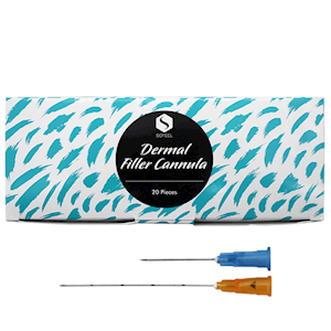 Sofeel Dermal Filler Cannula, 25G x 50mm, Ultra-Thin Wall (UTW), with TGA, 20 Pieces/Box