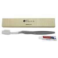 Sofeel Earth Toothbrush and Toothpaste Dental Kit, 1 Set/Pack Pack