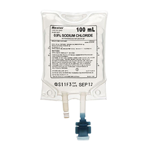Baxter Intravenous IV Infusion 0.9% Sodium Chloride Bag