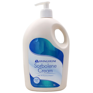 Livingstone Sorbolene Cream with Vitamin E & 10 Percent Glycerine
