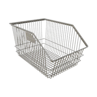 Surgibin Surgical Solutions Chrome Wire Baskets, 6L, 275(L) x 200(W) x 165(H) mm, Medium, Durable and Sturdy, MOQ of 6 Pieces, Each Each