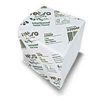 Veora Everyday Interleaved Toilet Tissues, 2-Ply, 19 x 10cm, White, 250 Sheets/Pack, 36 Packs/Carton Carton