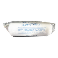 Livingstone Soft-Wad Orthopaedic Undercast Padding Bandage, 15cm x 3m, Non-Sterile, Natural White, Loose Roll Only Each