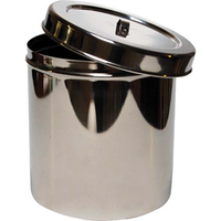 Dressing Jar, Approximate 4 Litres Capacity, Stainless Steel, Each Each