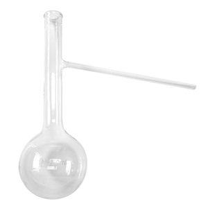 Silform Distilling Flask with Side Tube