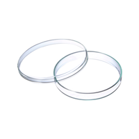 Lincon Petri Dish, 10 Diameter x 2 Height cm, with Lid, Borosilicate Glass, 2 Pieces/Box Box