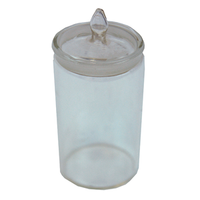 Livingstone Weighing Bottle, 30 Diameter x 67 Height mm, Tall Form, with Lid, Glass, Each Each