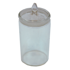 Livingstone Weighing Bottle, 30 Diameter x 67 Height mm, Tall Form, with Lid, Glass, Each Each