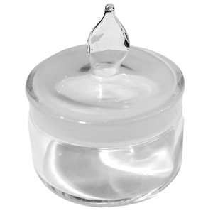 Livingstone Weighing Bottle, 30mL, 45 Diameter x 25 Height mm, with Lid, Glass, Each