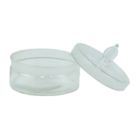 Livingstone Weighing Bottle, 30mL, 45 Diameter x 25 Height mm, with Lid, Glass, Each