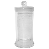 Livingstone Bell Jar with Ground-In Stopper, 75 x 150(H) mm, Glass, Clear, Each Each