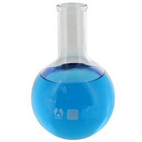 Flask, Round Bottom, 1000ml, Narrow Neck, European, Glass, Each Each