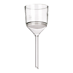 Simax Funnel with Sintered Disc, 150mL, 60 x 191(H)mm, Trade Markage s3, Borosilicate Glass, European, Each Each